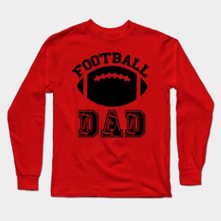 football 3_Football dad black Long Sleeve T-Shirt